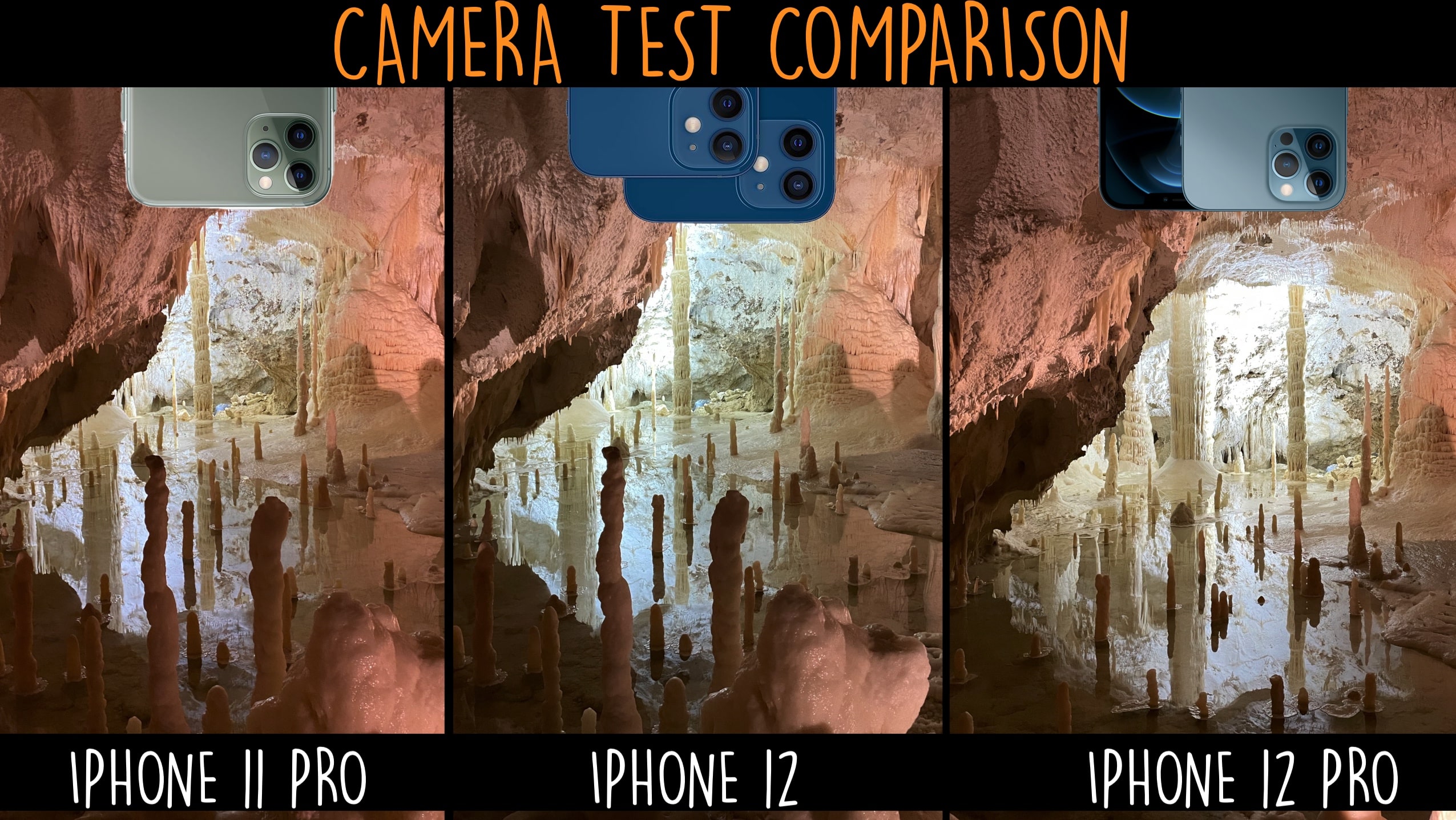 Камера iphone 11 Pro vs 12