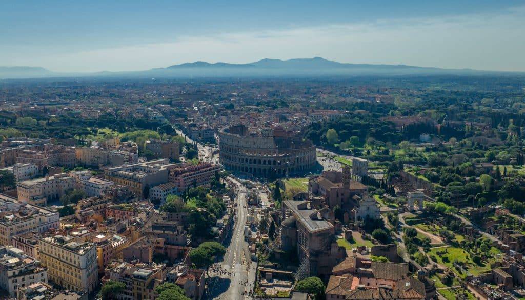 drone roma piazza san pietro