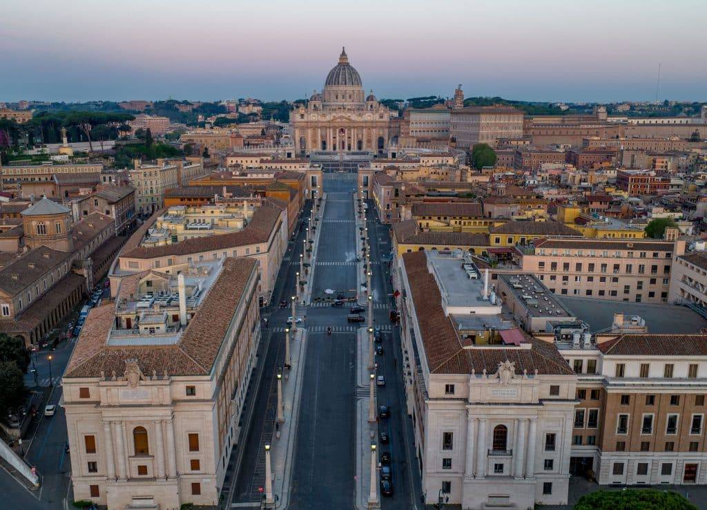 drone roma piazza san pietro