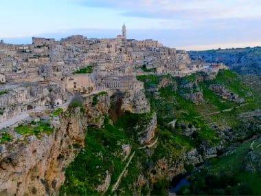 cosa vedere visitare a matera in 2 giorni belvedere drone dflight zona rossa