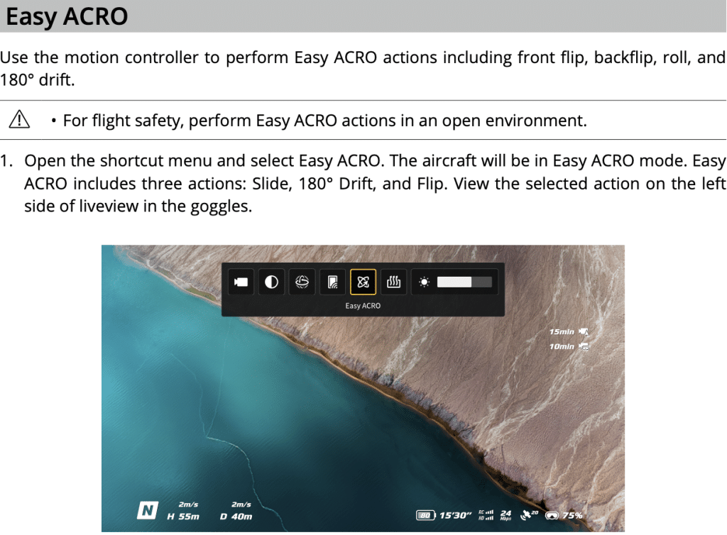 easy acro dji avata 2 Fpv motion controller 2